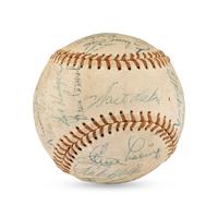 A 1957 Brooklyn Dodgers Team Signed Autograph Baseball (Beckett Authentication Services Letter of Authenticity)