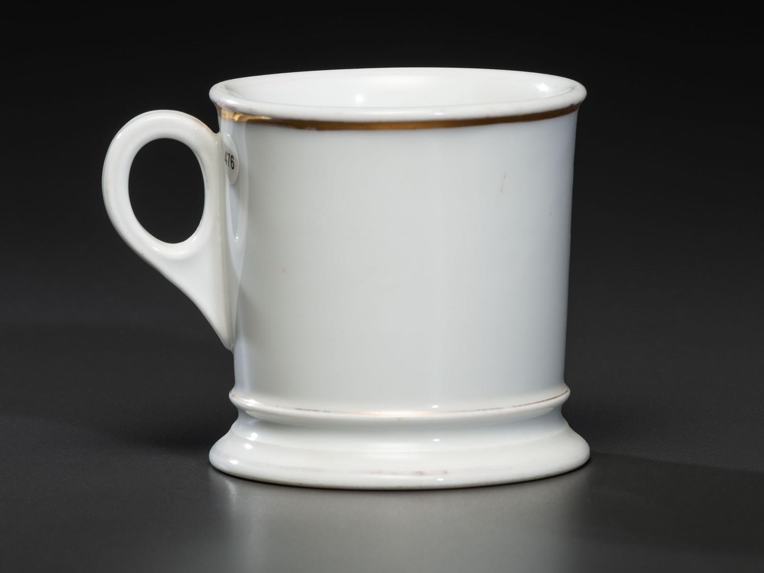 A Foundry Worker's Porcelain Occupational Shaving Mug