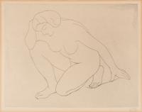 Crouching Woman