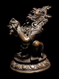 A Tibetan Bronze Figure of Vajradaka