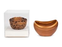 Two Wooden Craft Bowls