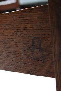 A Gustav Stickley Oak Hall Settle Height 30 x width 56 x depth 21 3/4 inches — CIRCA 1912-1916