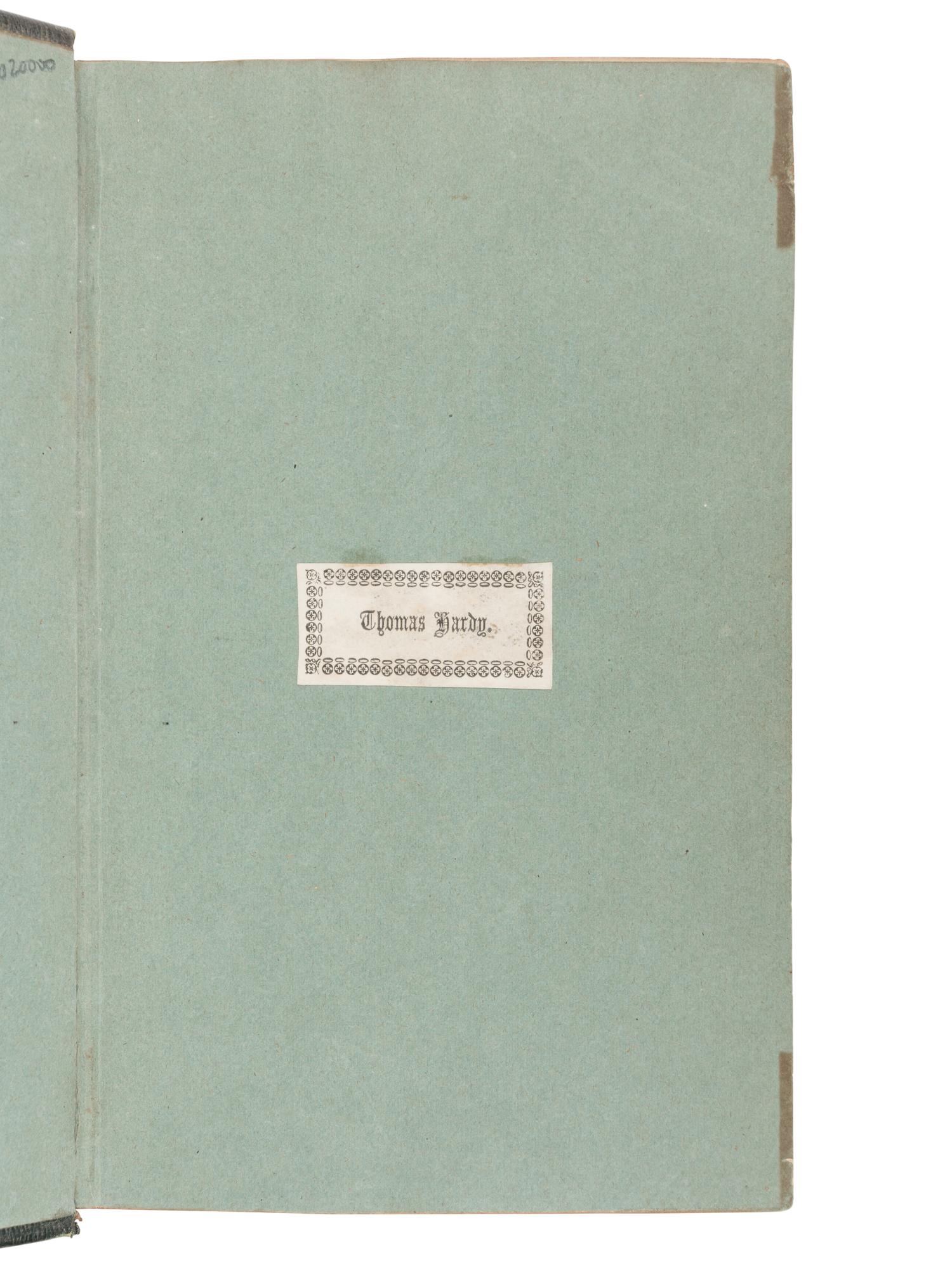 [HARDY, Thomas, Sr. (1811-1892), and HARDY, Thomas, Jr. (1840-1928), their copy]. ASH, John. The New and Complete Dictionary of the English Language . London: Edward and Charles Dilly, 1775.