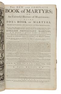 [Religion] Foxe, John. The New and Complete Book of Martyrs