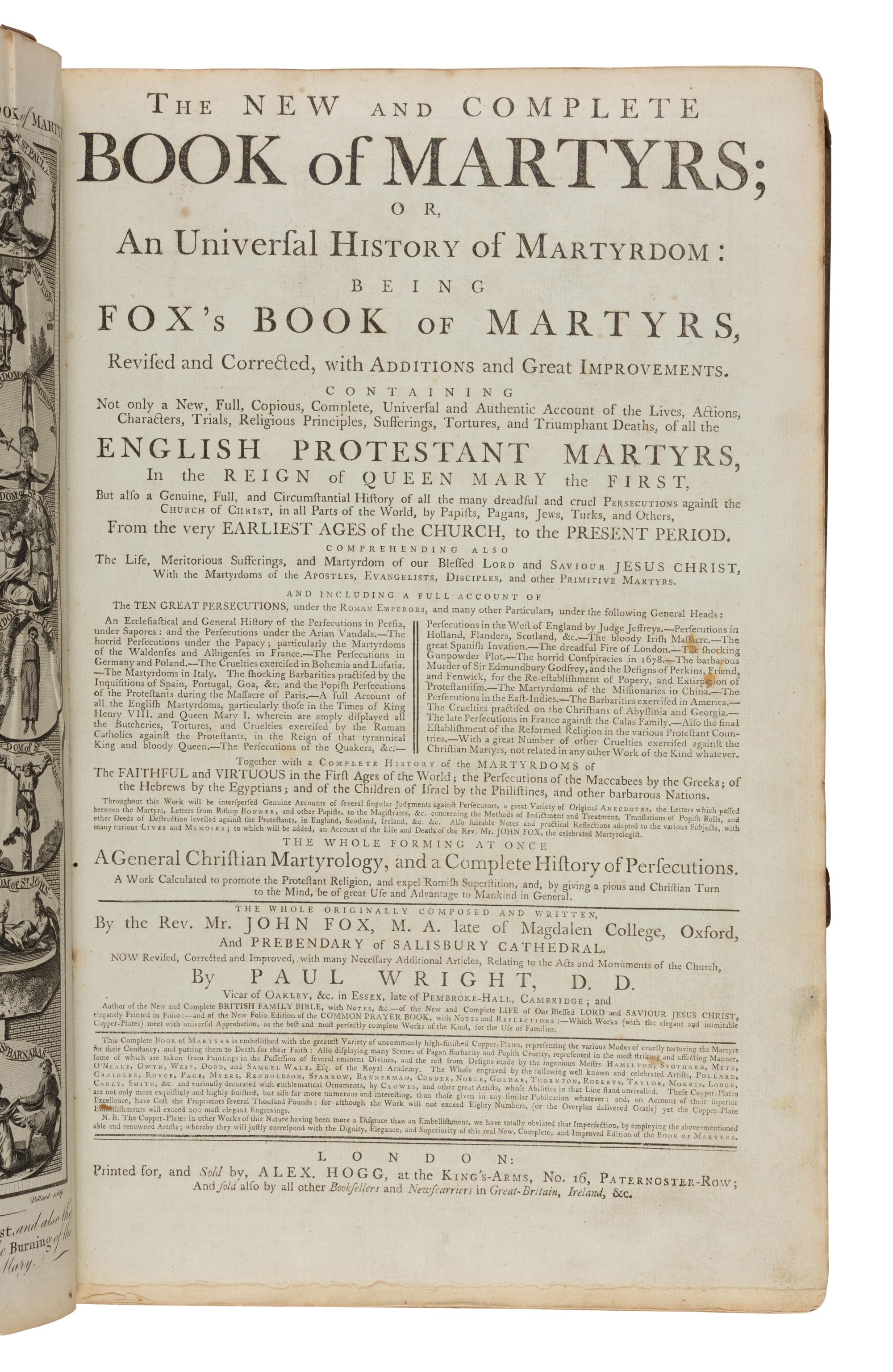 [Religion] Foxe, John. The New and Complete Book of Martyrs