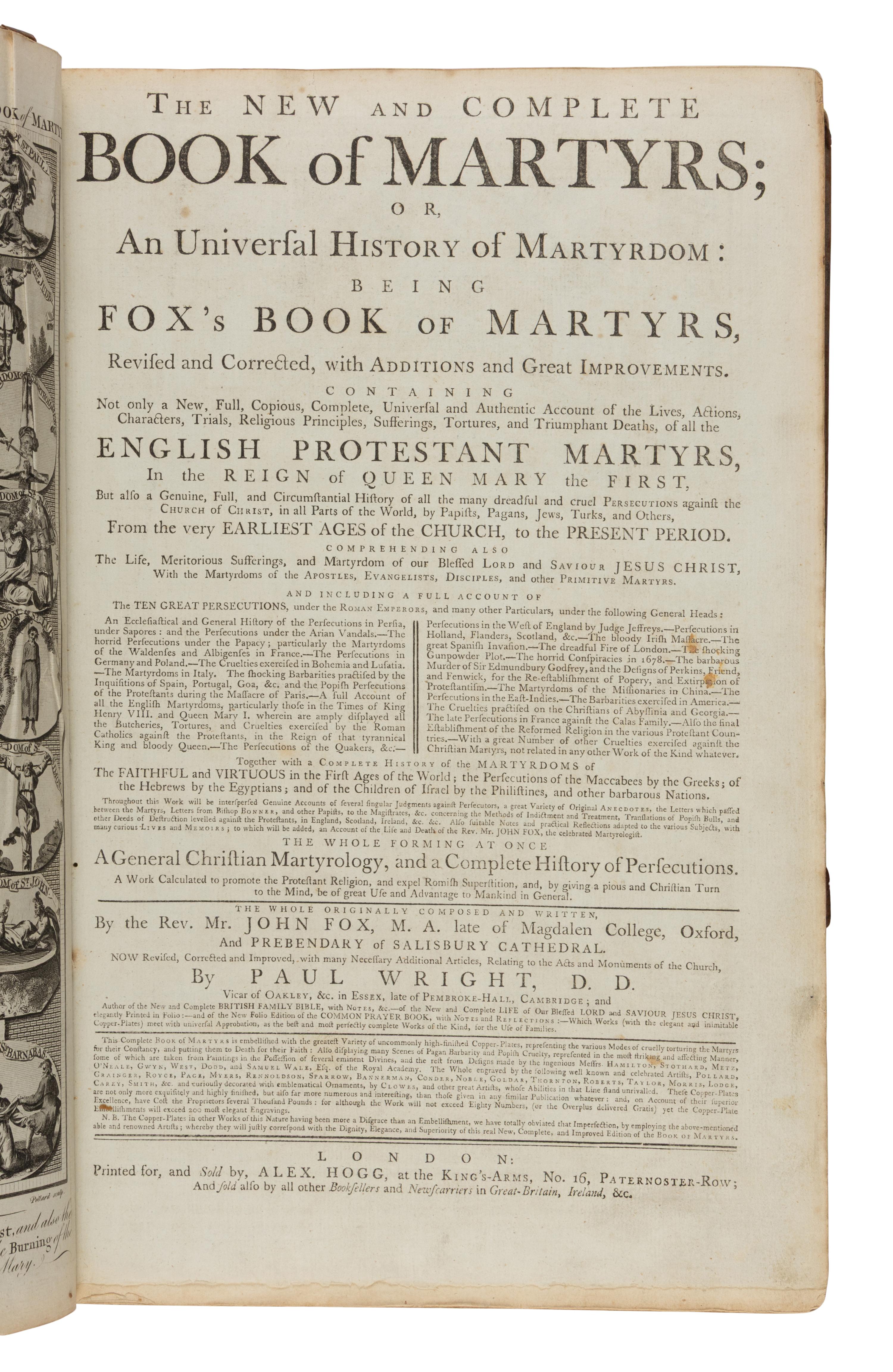 [Religion] Foxe, John. The New and Complete Book of Martyrs