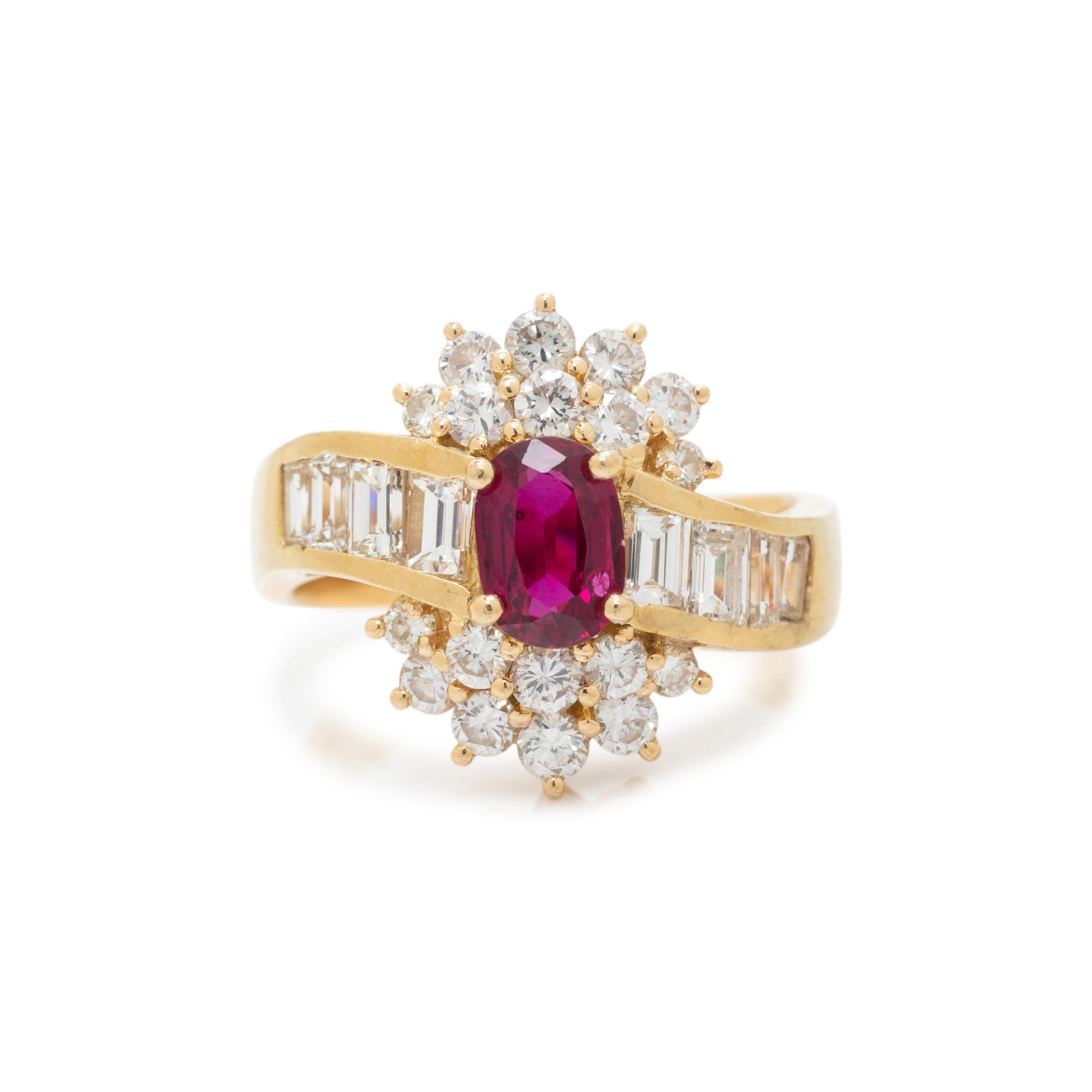 RUBY AND DIAMOND RING
