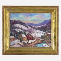 Fern Isabel Coppedge (American, 1883–1951) Lumberville Winter
