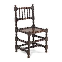 A Turned Oak Side Chair
