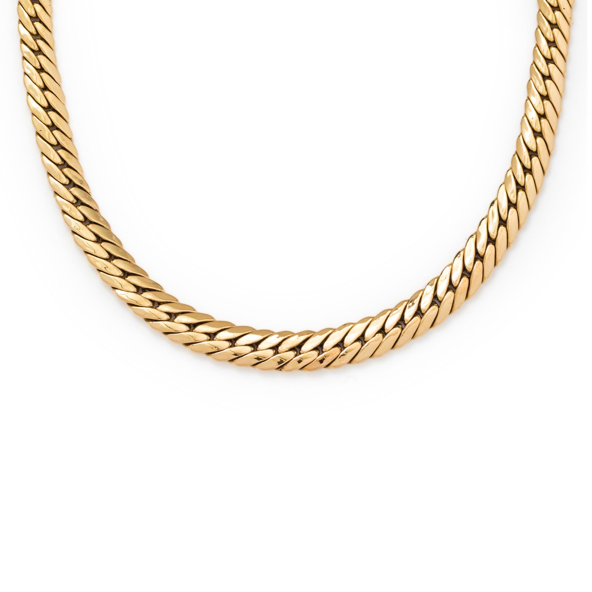 YELLOW GOLD NECKLACE