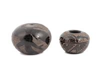 Miniature Sgraffito Jars