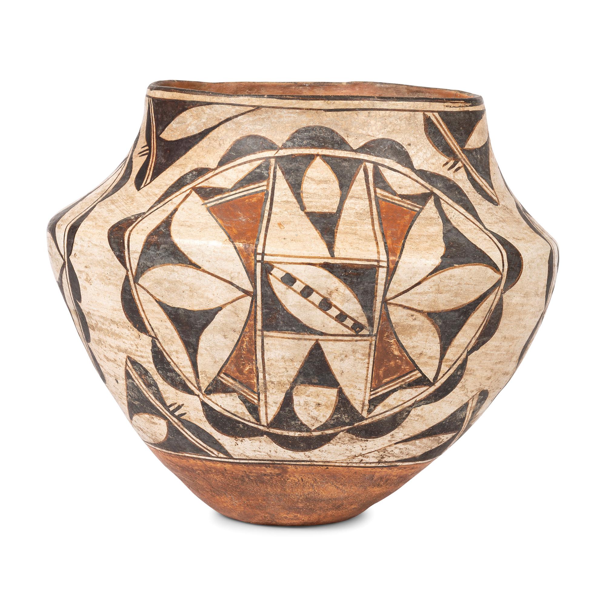 Acoma Polychrome Pottery Jar