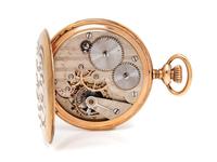A Gold Filled Open Face Pocket Watch, New England Watch Co.,
