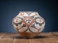 Zia Polychrome Pottery Olla
