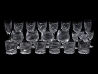 A Set of English Glass Stemware