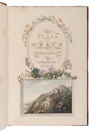 [NATURAL HISTORY]. SIBTHORP, John (1758-1796) and Sir James Edward SMITH (1759-1828). Flora Graeca sive plantarum rariorum historia . London: Richard Taylor, 1806-1813.
