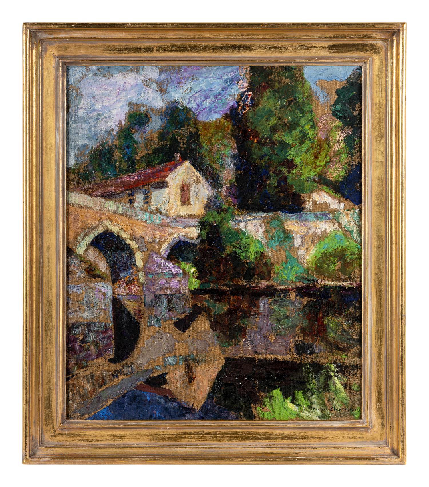 La fabrique et le pont, à Bassine sur Gartempe