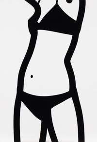 Julian Opie (British, b. 1958) — Watching Suzanne (front), No. 5 , 2006
