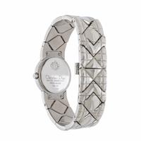 Christian Dior, Ref. D86-101, Stainless Steel and Diamond Watch with 'Cannage' Bracelet