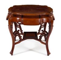 A Chinese Huali Wood Table Height 30 1/4 x width 30 x depth 30 1/2 inches. — LATE QING DYNASTY