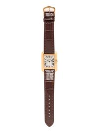 CARTIER, 18K ROSE GOLD 'TANK ANGLAISE' WATCH