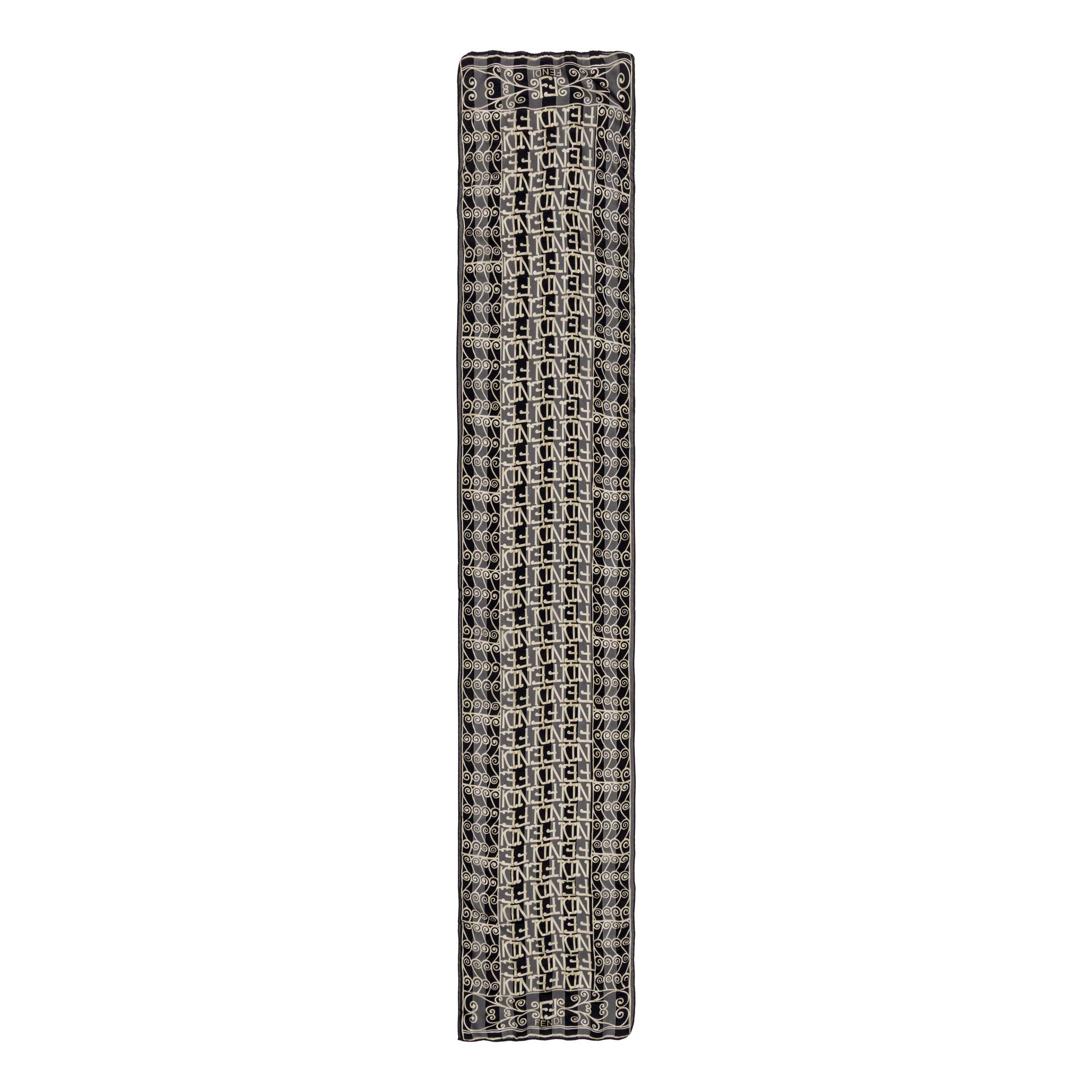 Five Designer Silk Scarves, Including Versace & Bulgari