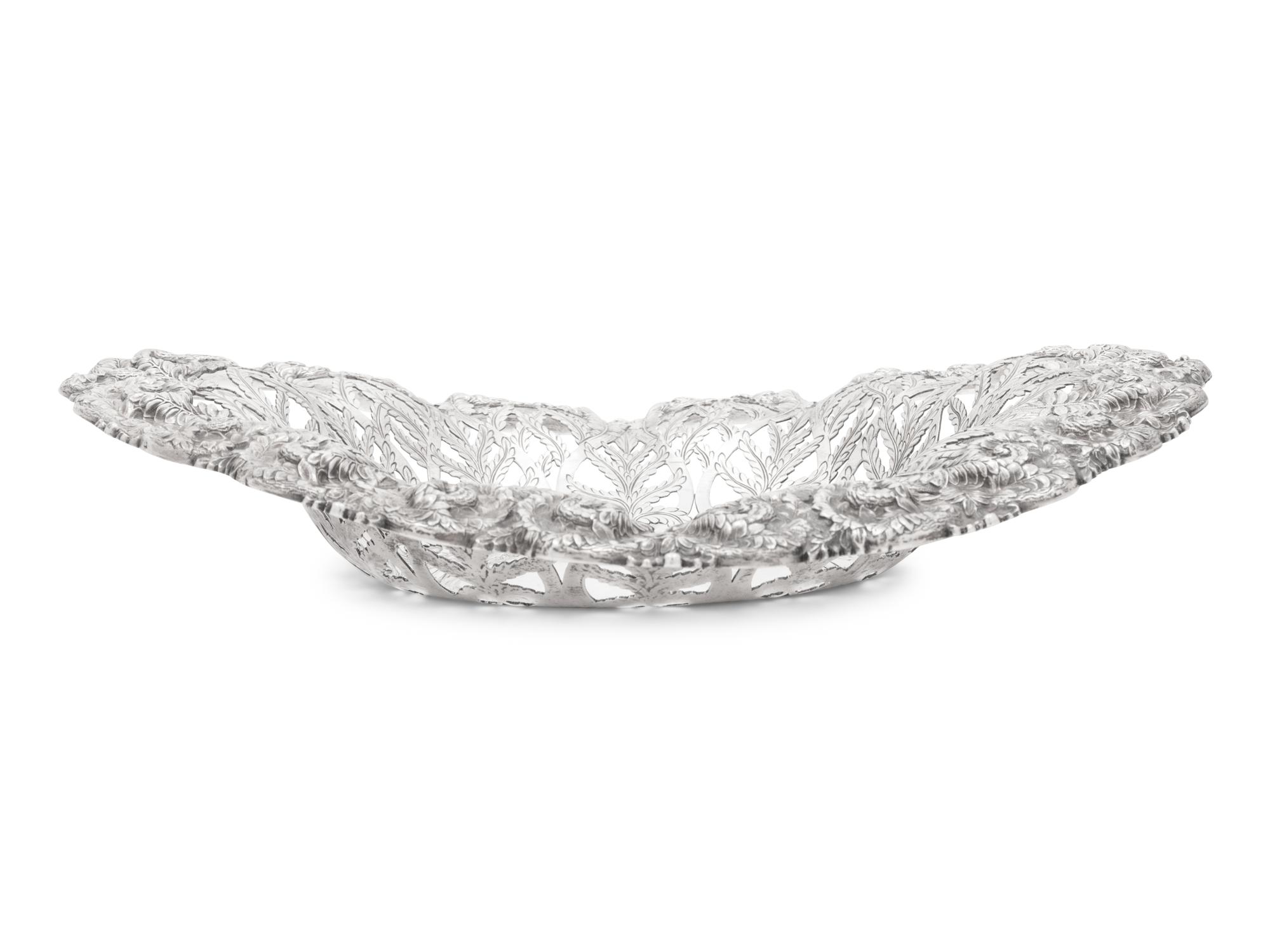 A Tiffany & Co. Silver Reticulated Bowl