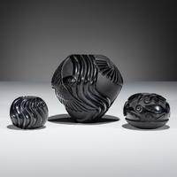 Carved Blackware Pottery