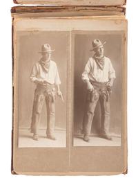 [NATIVE AMERICANS]. Early 20th century Indian Territory photo album and related documentation.
