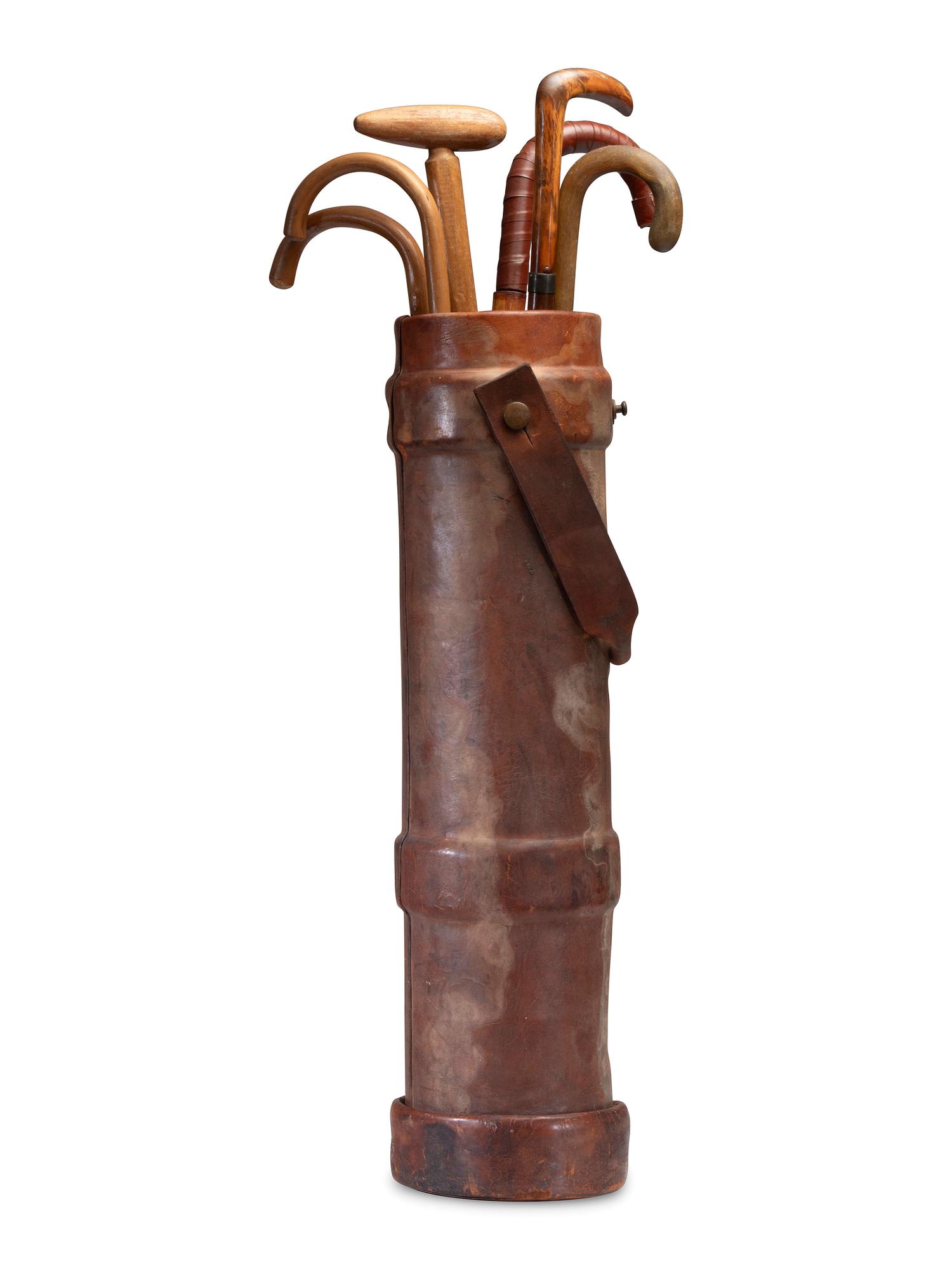 Nine Carved Wood Walking Sticks and Batons