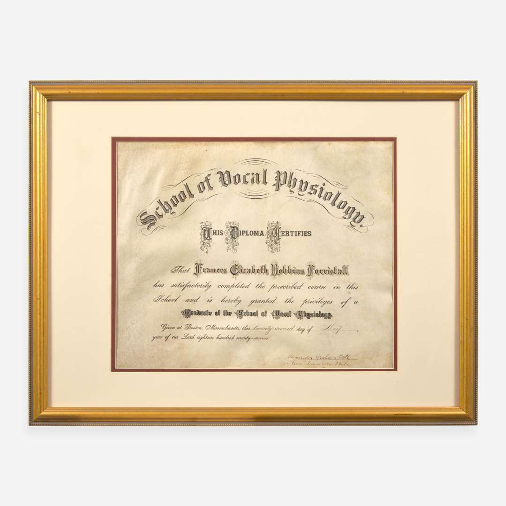 [Science, Medicine & Mathematics] Bell, Alexander Graham Group of 2 Signed Items