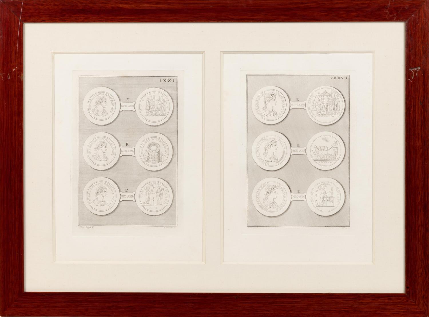 A Set of Eight Engravings