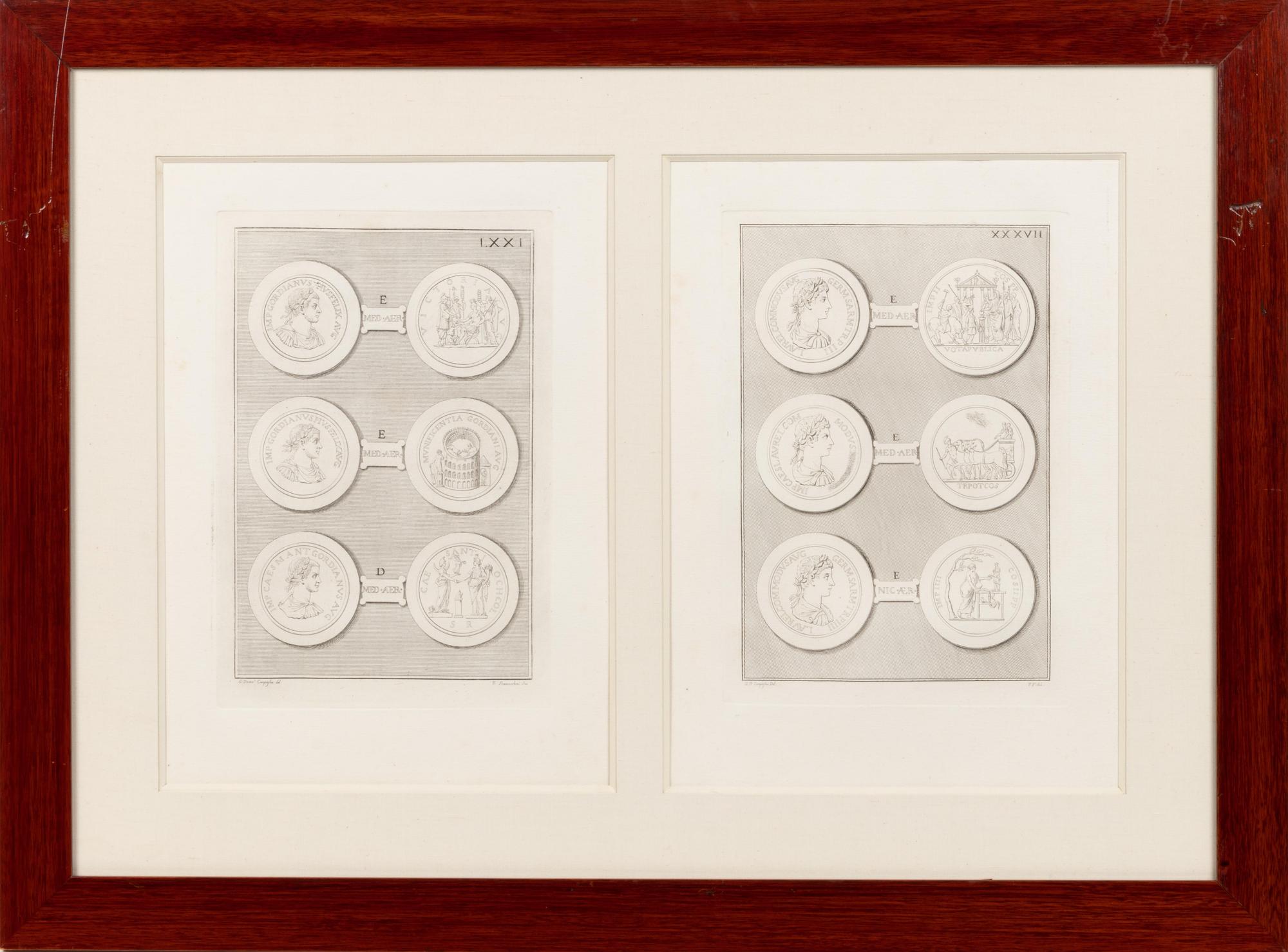 A Set of Eight Engravings