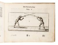 L'ANGE, Jeann Daniel (d. after 1682). Deutliche und grundliche Erklarung der Adelichen und Ritterlichen freyen Fecht-Kunst . Dusseldorf: Wittib Bayers, 1708.