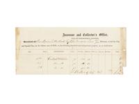 LINCOLN, Abraham (1809-1865). A small archive of 9 manuscript and partially printed documents relating to the Bullock Land Transaction, Springfield, Illinois, 1855-1859, comprising: