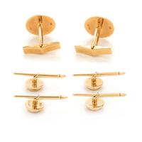 YELLOW GOLD AND DIAMOND DRESS SET