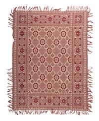 Three Overshot Coverlets
