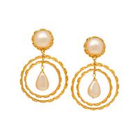 Chanel, Teardrop & Hoop Ear Clips