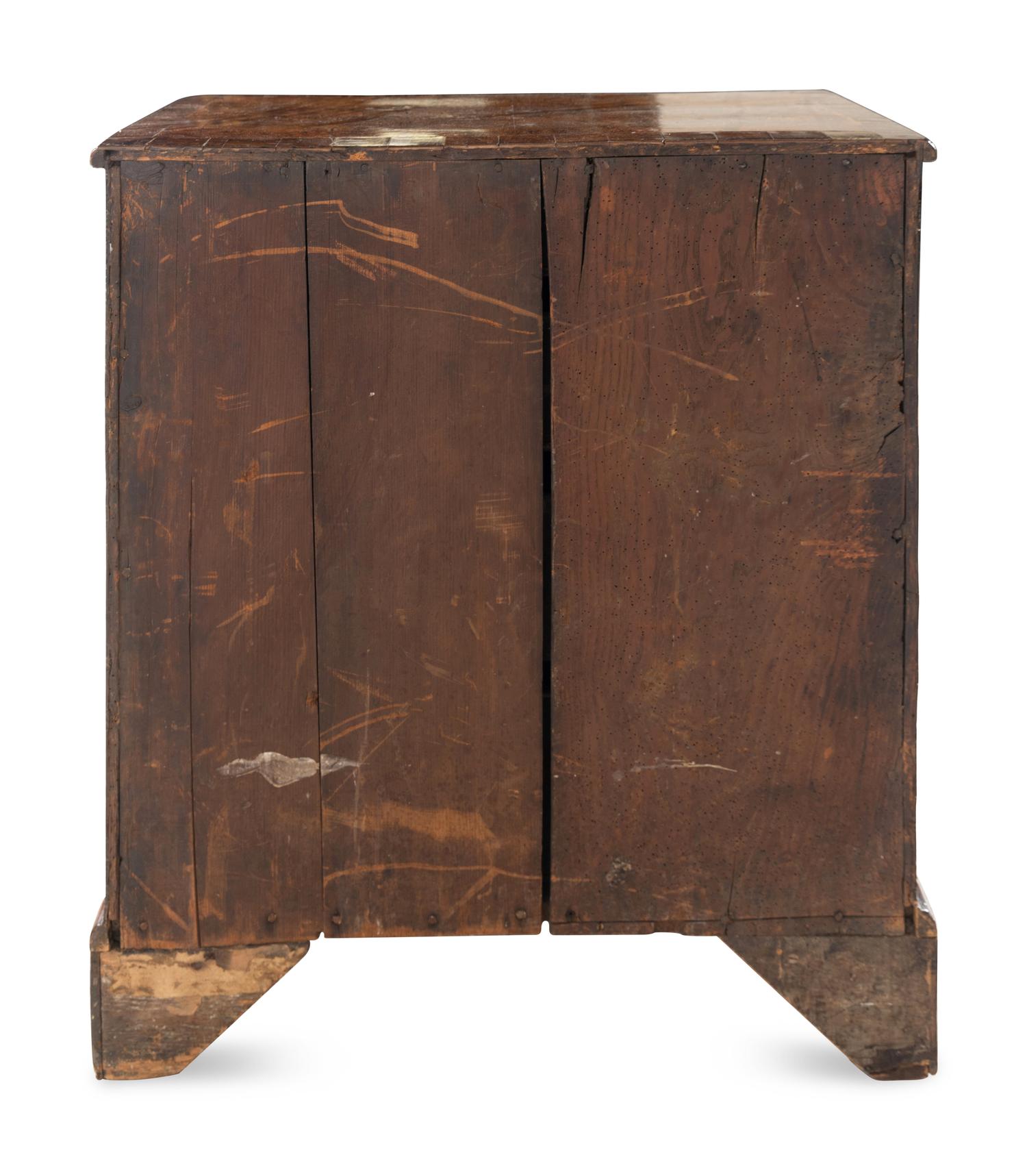 A George I Walnut Chest of Drawers