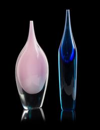 Italian, c.1980, two vases