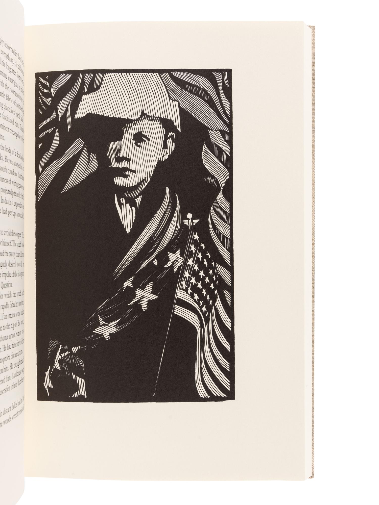 [PENNYROYAL PRESS]. CRANE, Stephen 1871-1900. The Red Badge of Courage . West Hatfield, MA: The Pennyroyal Press, 1984.