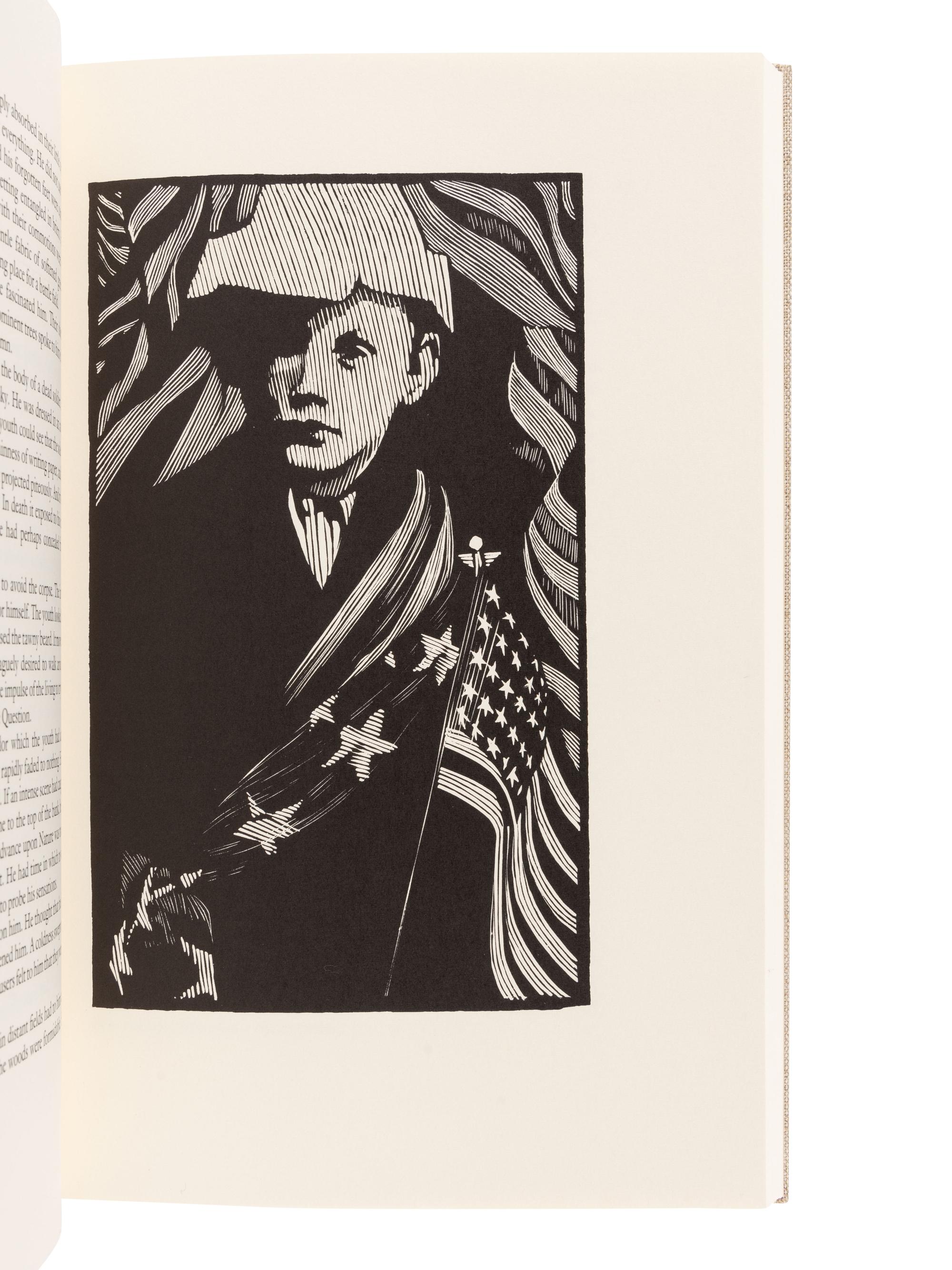[PENNYROYAL PRESS]. CRANE, Stephen 1871-1900. The Red Badge of Courage . West Hatfield, MA: The Pennyroyal Press, 1984.
