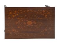 Four Floral Marquetry and String Inlaid Nested Tables