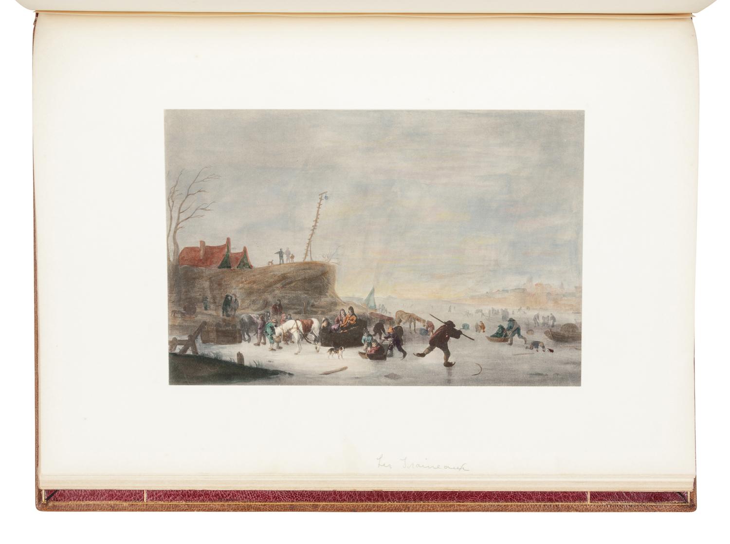 [OSTADE, Adriaen van.] Calligraphic title-page: "Adriaen van Ostade Collection 1610-1685."