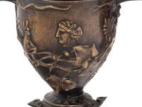 Two Grand Tour Bronze Cups by Auguste-Nicolas Cain (French, 1821-1894)