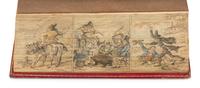 [FORE-EDGE PAINTINGS]. BUTLER, Samuel (1612-1680). Hudibras, a Poem ... With historical, Biographical, and Explanatory Notes, Selected from Grey & Other Authors. To Which are Prefixed, a Life of the Author, and a Preliminary Discourse on the Civil War . London: Akerman et al, 1822.