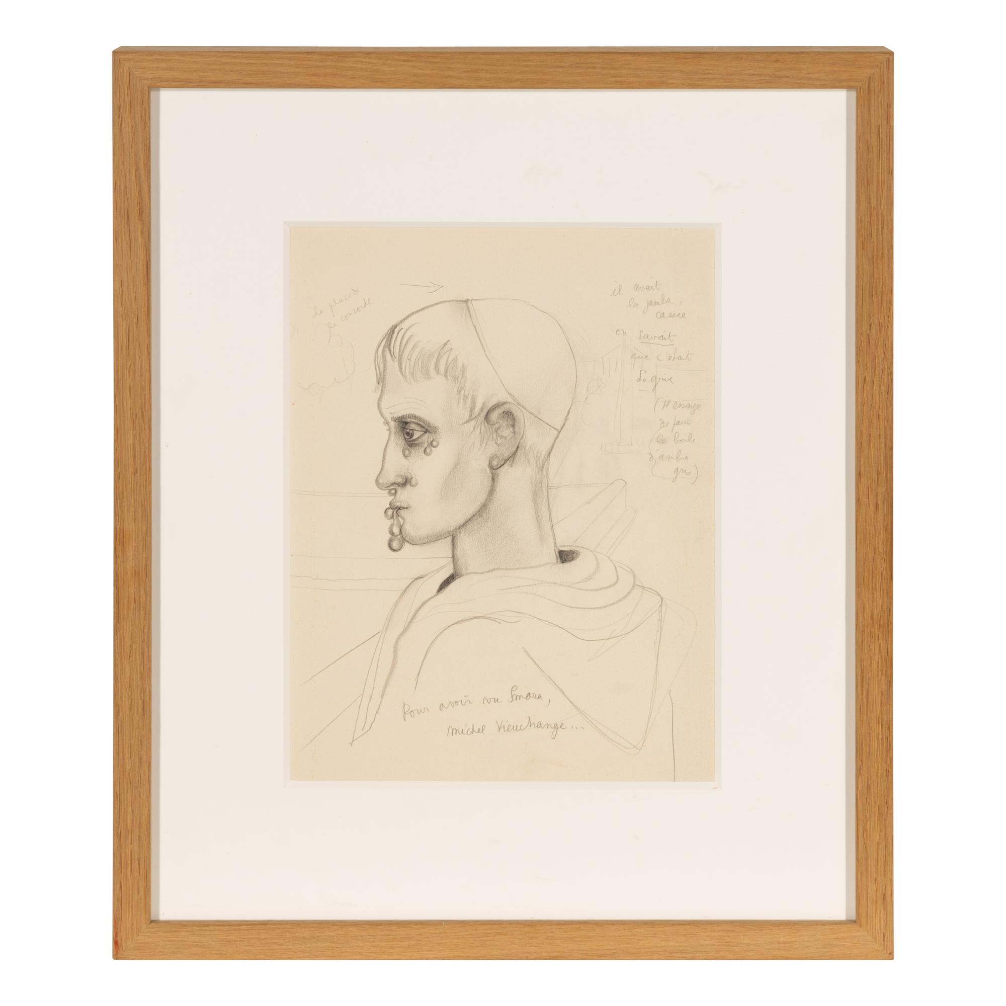 Jean Cocteau (French, 1889-1963) — François Le Grix (a double-sided drawing)