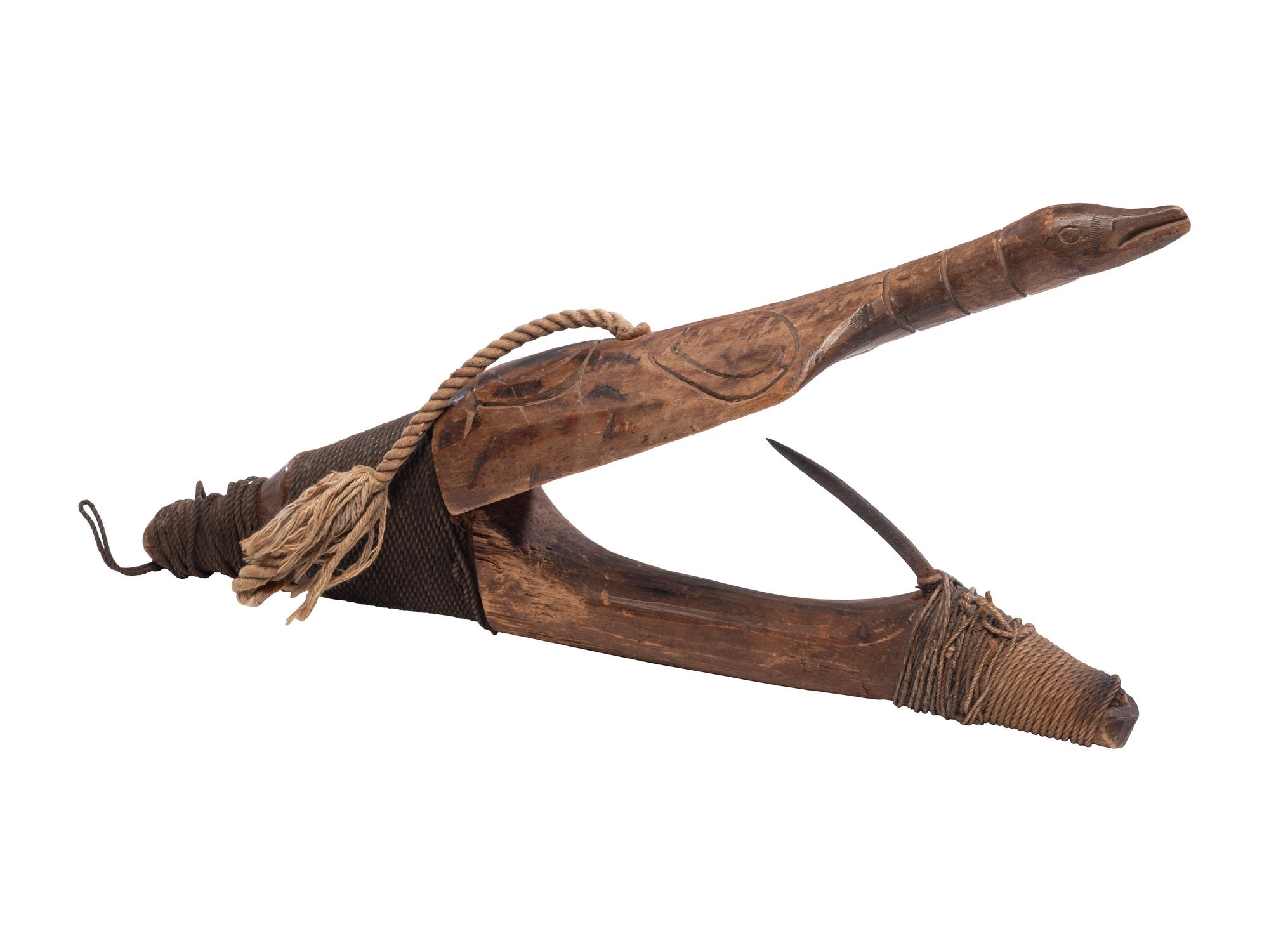 Tlingit Figural Halibut Hook