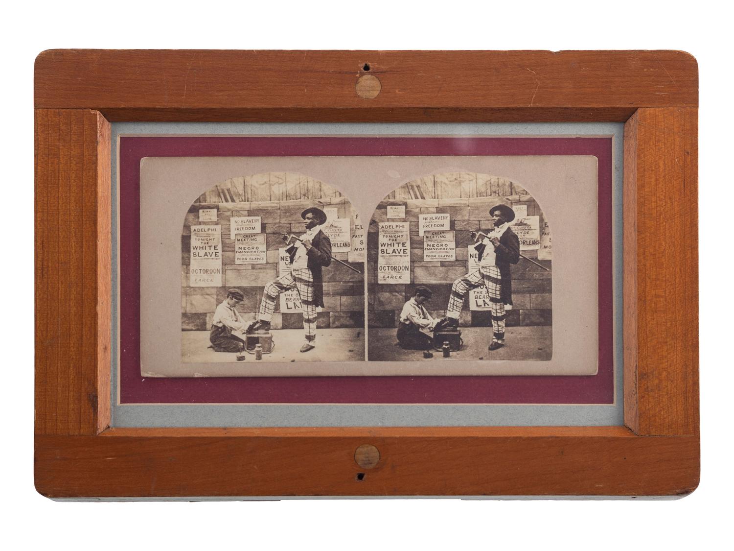 [EARLY PHOTOGRAPHY] -- [SLAVERY & ABOLITION]. The White Slave . N.p., n.d.
