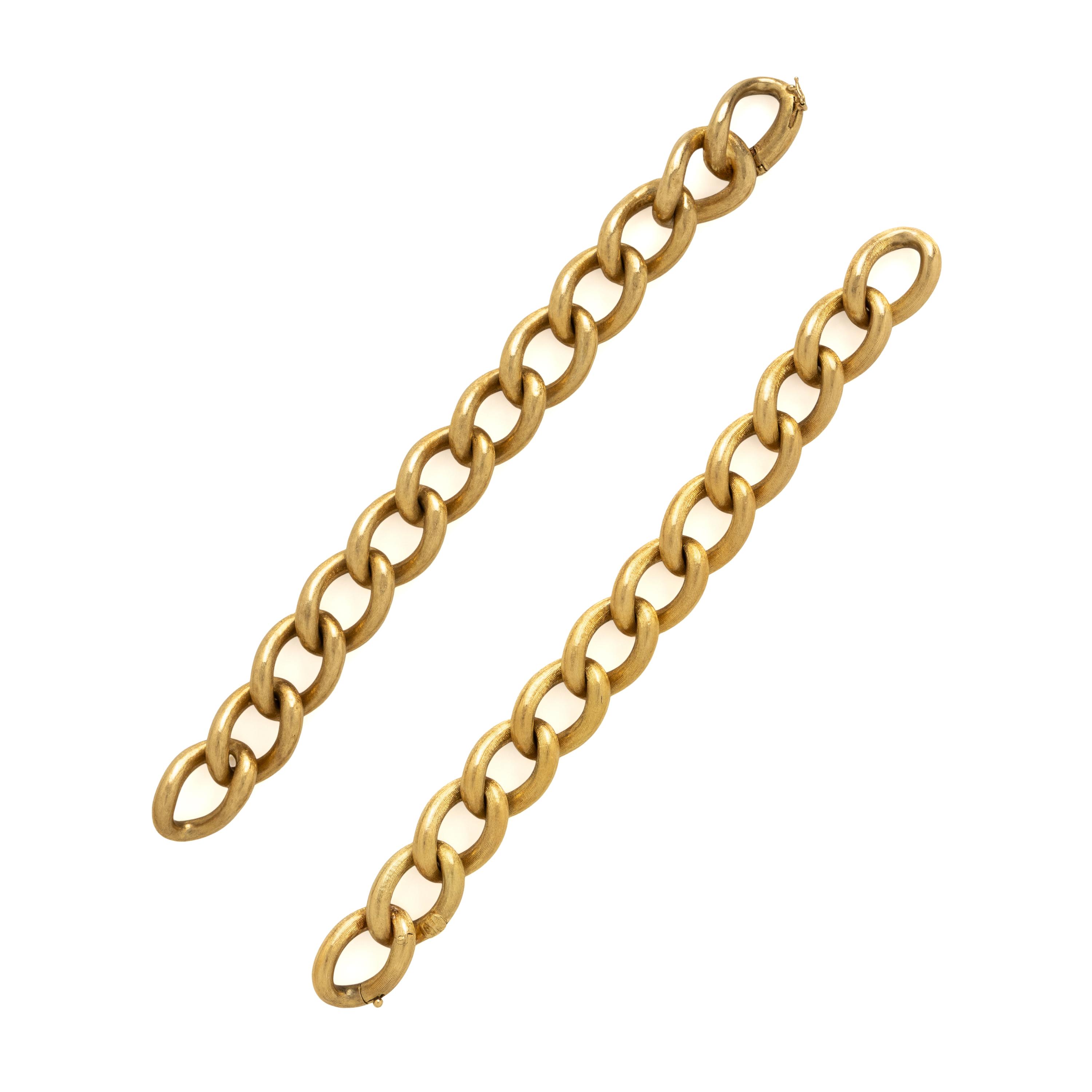 Convertible Yellow Gold Curb Link Necklace